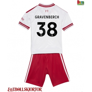 Liverpool Ryan Gravenberch #38 Borta Kläder Barn 2026-27 Kortärmad (+ Korta byxor)